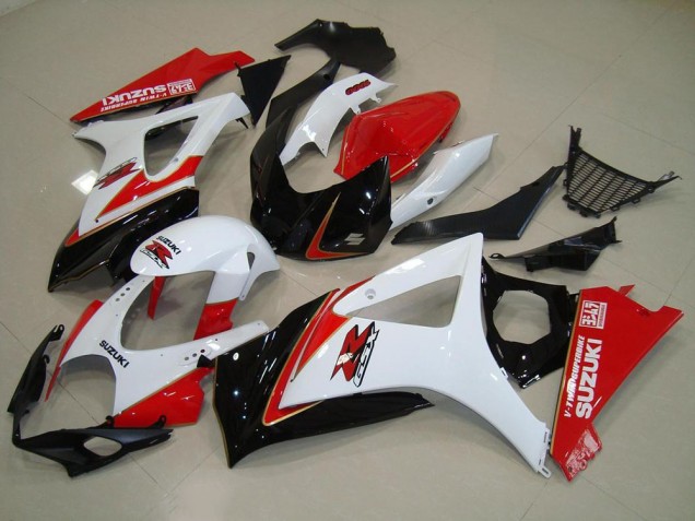 Carenado Moto GSXR 1000 K7 07-08 - Blanco Rojo Negro Carenado Moto GSXR 1000 K7 07-08 - Blanco Rojo Negro
