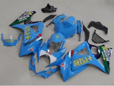 Carenado Moto GSXR 1000 K7 07-08 - Claro Azul Rizla