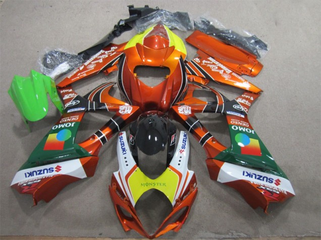 Carenado Moto GSXR 1000 K7 07-08 - Naranja Amarillo Monster