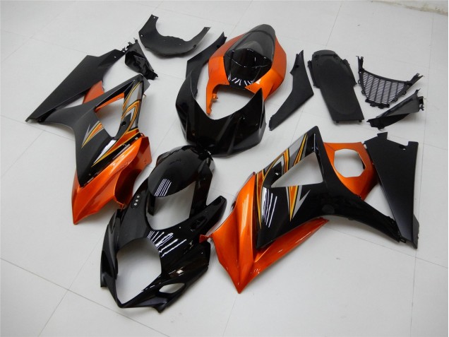 Carenado Moto GSXR 1000 K7 07-08 - Naranja Negro