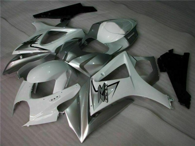 Carenado Moto GSXR 1000 K7 07-08 - Plata Blanco