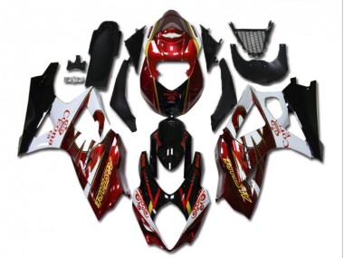 Carenado Moto GSXR 1000 K7 07-08 - Rojo Blanco Negro