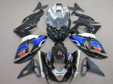 Carenado Moto GSXR 1000 K9 09-16 - Azul Negro Oscuro Dog