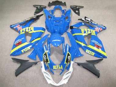 Carenado Moto GSXR 1000 K9 09-16 - Azul Rizla Q8 Oils