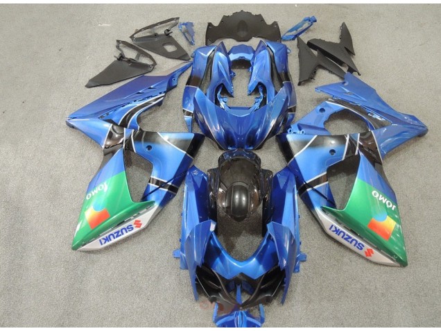 Carenado Moto GSXR 1000 K9 09-16 - Azul Verde JOMO