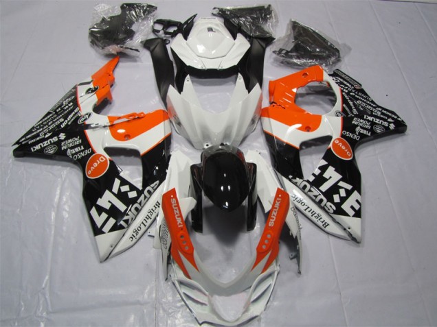 Carenado Moto GSXR 1000 K9 09-16 - Blanco Negro Naranja Brillante Logic Carenado Moto GSXR 1000 K9 09-16 - Blanco Negro Naranja Brillante Logic