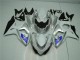 Carenado Moto GSXR 1000 K9 09-16 - Plata Blanco