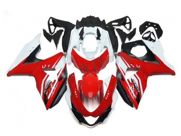 Carenado Moto GSXR 1000 K9 09-16 - Rojo Blanco Negro Carenado Moto GSXR 1000 K9 09-16 - Rojo Blanco Negro
