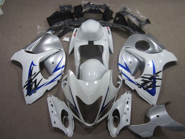 Carenado Moto GSXR 1300 Hayabusa 08-19 - Blanco Plata Azul