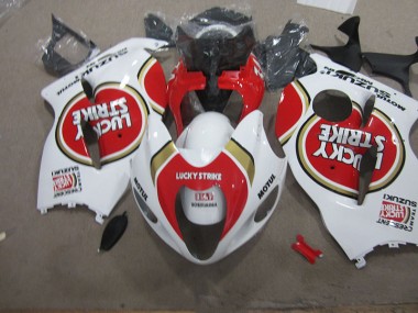 Carenado Moto GSXR 1300 Hayabusa 96-07 - Blanco Lucky Strike Motul