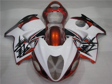 Carenado Moto GSXR 1300 Hayabusa 96-07 - Naranja Blanco Negro