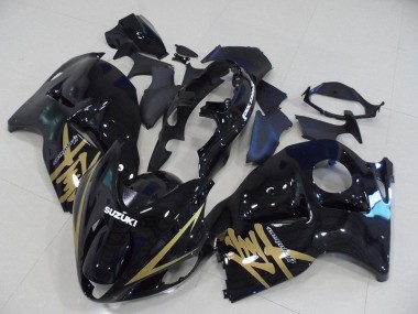 Carenado Moto GSXR 1300 Hayabusa 96-07 - Negro Oro Calcomanías