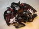 Carenado Moto GSXR 1300 Hayabusa 96-07 - Negro Rojo Llama Carenado Moto GSXR 1300 Hayabusa 96-07 - Negro Rojo Llama