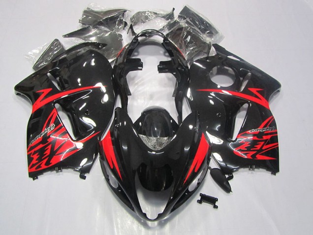 Carenado Moto GSXR 1300 Hayabusa 96-07 - Negro Rojo