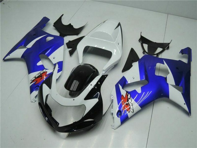 Carenado Moto GSXR 600 / 750 K1 K2 K3 01-03 - Blanco Azul Carenado Moto GSXR 600 / 750 K1 K2 K3 01-03 - Blanco Azul
