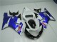 Carenado Moto GSXR 600 / 750 K1 K2 K3 01-03 - Blanco Azul Carenado Moto GSXR 600 / 750 K1 K2 K3 01-03 - Blanco Azul