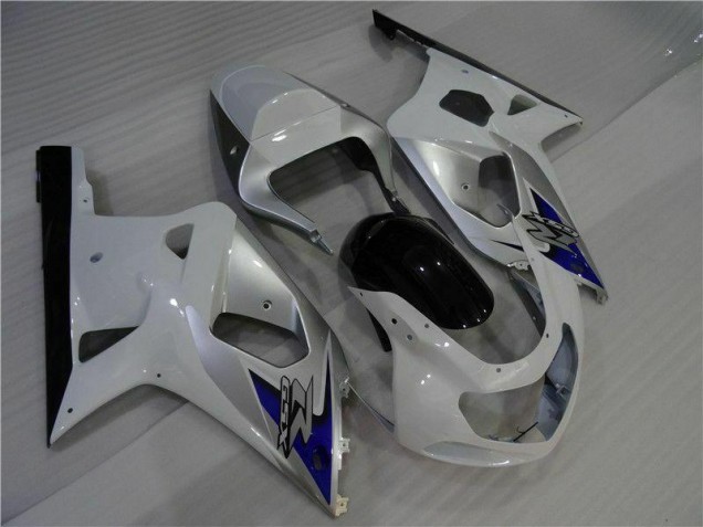 Carenado Moto GSXR 600 / 750 K1 K2 K3 01-03 - Blanco Plata Carenado Moto GSXR 600 / 750 K1 K2 K3 01-03 - Blanco Plata
