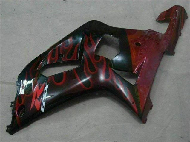 Carenado Moto GSXR 600 / 750 K1 K2 K3 01-03 - Negro Rojo Carenado Moto GSXR 600 / 750 K1 K2 K3 01-03 - Negro Rojo