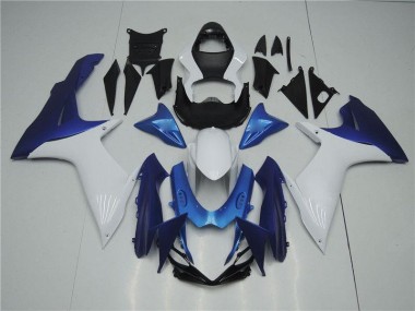 Carenado Moto GSXR 600 / 750 K11 11-21 - Blanco Azul