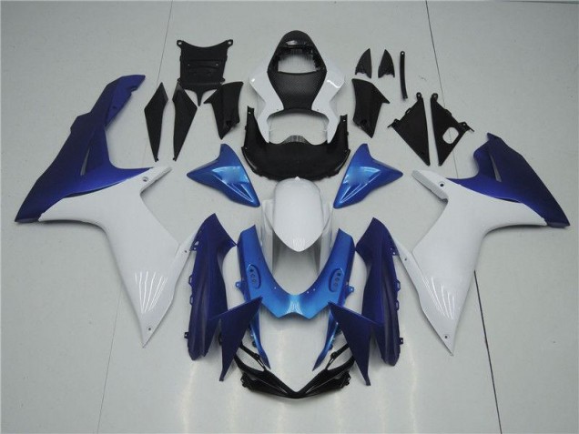 Carenado Moto GSXR 600 / 750 K11 11-21 - Blanco Azul Carenado Moto GSXR 600 / 750 K11 11-21 - Blanco Azul