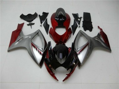 Carenado Moto GSXR 600 / 750 K6 06-07 - Rojo Plata