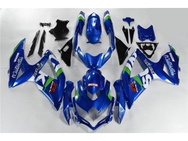 Carenado Moto GSXR 600 / 750 K8 08-10 - Azul Blanco Verde