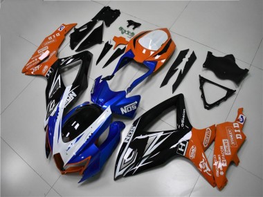 Carenado Moto GSXR 600 / 750 K8 08-10 - Azul Naranja