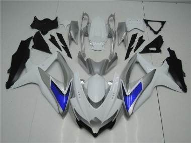 Carenado Moto GSXR 600 / 750 K8 08-10 - Blanco Plata Azul