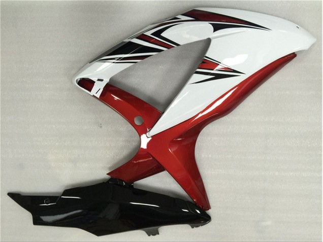 Carenado Moto GSXR 600 / 750 K8 08-10 - Blanco Rojo Negro Carenado Moto GSXR 600 / 750 K8 08-10 - Blanco Rojo Negro