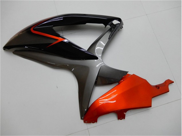 Carenado Moto GSXR 600 / 750 K8 08-10 - Negro Naranja Gris Carenado Moto GSXR 600 / 750 K8 08-10 - Negro Naranja Gris
