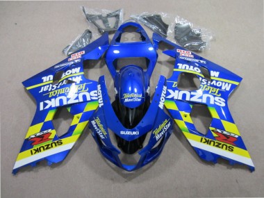 Carenado Moto GSXR 600 K1 K2 K3 01-03 - Azul Telefunica Movistar