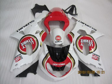 Carenado Moto GSXR 600 K1 K2 K3 01-03 - Rojo Blanco Lucky Strike