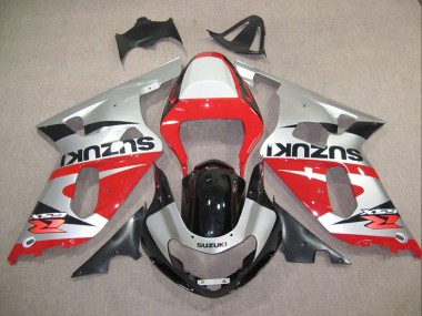 Carenado Moto GSXR 600 K1 K2 K3 01-03 - Rojo Plata