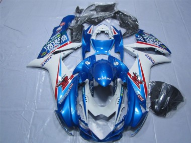 Carenado Moto GSXR 600 K11 11-21 - Azul Blanco