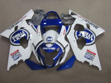Carenado Moto GSXR 600 K4 04-05 - Azul Blanco Lucky Strike Motul