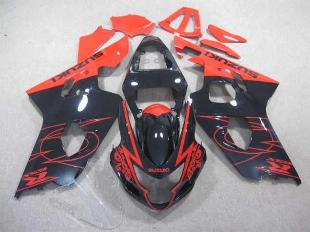 Carenado Moto GSXR 600 K4 04-05 - Negro Rojo Carenado Moto GSXR 600 K4 04-05 - Negro Rojo