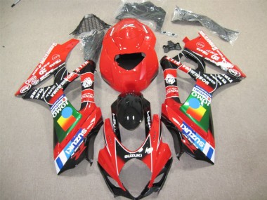 Carenado Moto GSXR 600 K4 04-05 - Rojo Negro