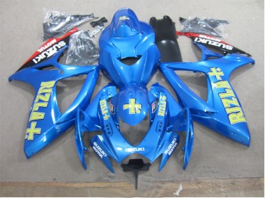 Carenado Moto GSXR 600 K6 06-07 - Azul Amarillo Rizla