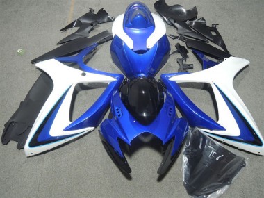 Carenado Moto GSXR 600 K6 06-07 - Azul Blanco Negro