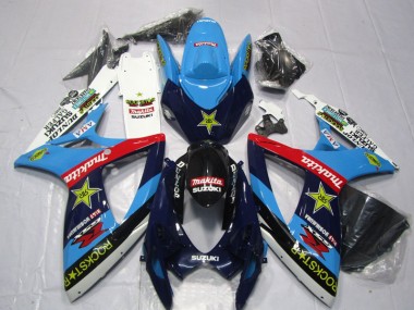 Carenado Moto GSXR 600 K6 06-07 - Azul Blanco Rockstar Makita