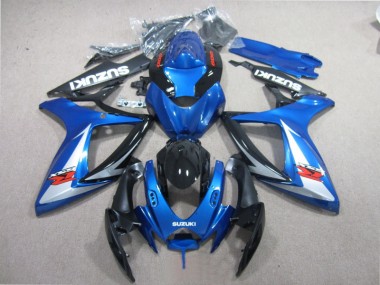 Carenado Moto GSXR 600 K6 06-07 - Azul Negro Blanco