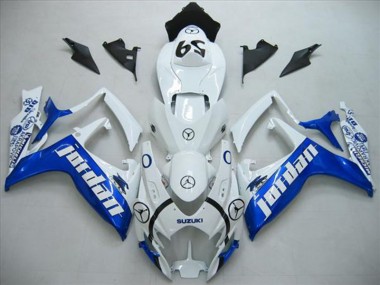 Carenado Moto GSXR 600 K6 06-07 - Blanco Azul Jordan