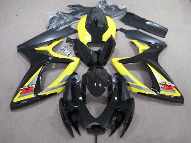 Carenado Moto GSXR 600 K6 06-07 - Negro Amarillo