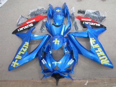 Carenado Moto GSXR 600 K8 08-10 - Azul Amarillo Rizla Blanco Motul