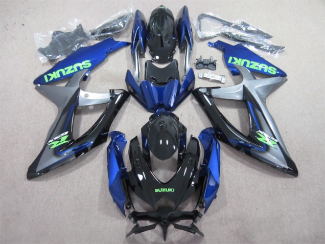 Carenado Moto GSXR 600 K8 08-10 - Azul Verde Calcomanía