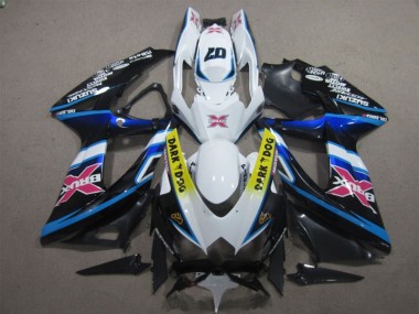 Carenado Moto GSXR 600 K8 08-10 - Blanco Oscuro Dog 07