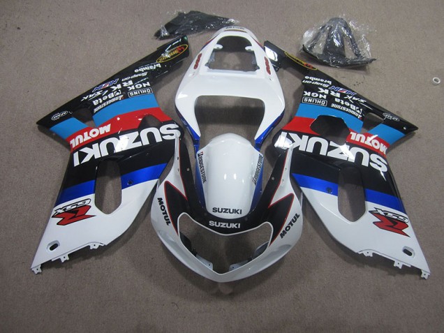 Carenado Moto GSXR 750 K1 K2 K3 01-03 - Blanco Azul Rojo Motul Carenado Moto GSXR 750 K1 K2 K3 01-03 - Blanco Azul Rojo Motul