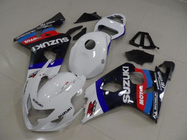 Carenado Moto GSXR 750 K4 04-05 - Blanco Azul Motul