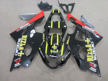 Carenado Moto GSXR 750 K4 04-05 - Negro Amarillo Rizla