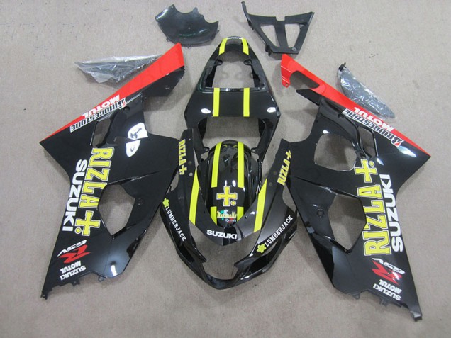 Carenado Moto GSXR 750 K4 04-05 - Negro Amarillo Rizla